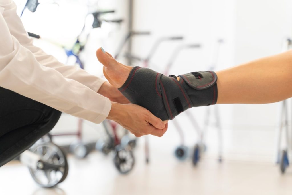 Some Foot And Ankle Specialists recomend the use of orthotics.