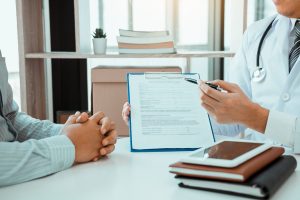 patient scheduling an appointment